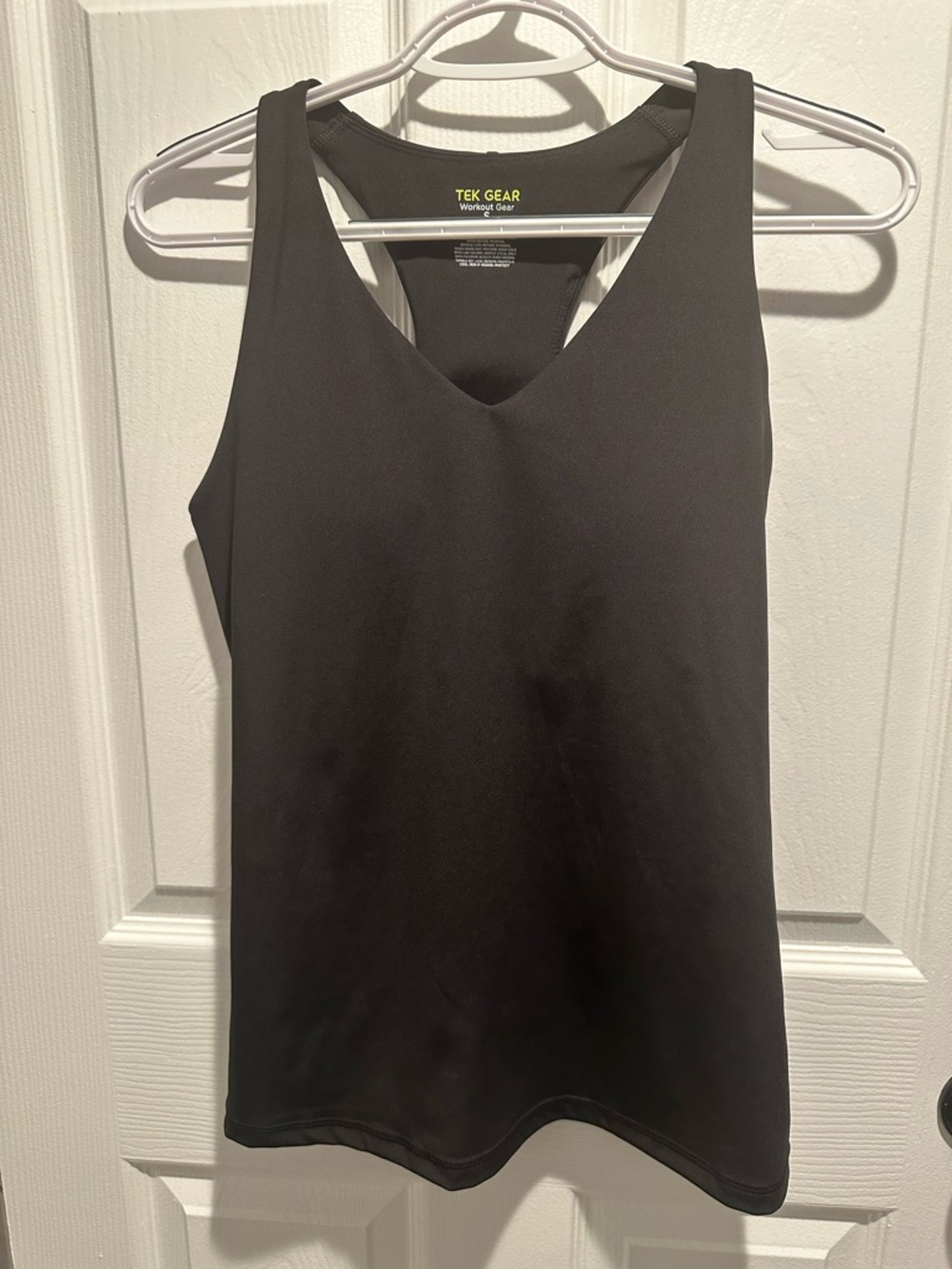 tek gear Black V-Neck Racerback Tank Top